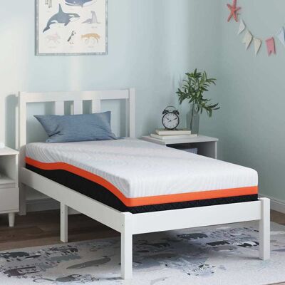 vidaXL Matratze Weiß und Schwarz 80 x 160 cm Jacquard-Stoff - Weiß vidaXL Matratze Weiß und Schwarz 80 x 160 cm Jacquard-Stoff - Weiß