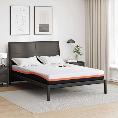 vidaXL Matratze Weiß und Schwarz 140 x 190 cm Jacquard-Stoff - Weiß vidaXL Matratze Weiß und Schwarz 140 x 190 cm Jacquard-Stoff - Weiß