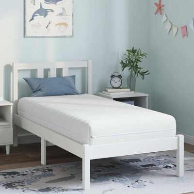 vidaXL Matratze Weiß 80 x 160 cm Taschenfeder - Weiß vidaXL Matratze Weiß 80 x 160 cm Taschenfeder - Weiß