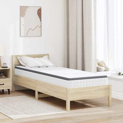 vidaXL Matratze Weiß und Grau 80 x 200 cm Bonell Feder - Weiß vidaXL Matratze Weiß und Grau 80 x 200 cm Bonell Feder - Weiß