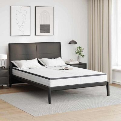 vidaXL Matratze 2 pcs Weiß und Grau 70 x 200 cm Bonell Feder - Weiß vidaXL Matratze 2 pcs Weiß und Grau 70 x 200 cm Bonell Feder - Weiß