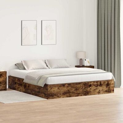 VidaXL Holzbettrahmen mit Stauraum 200x200cm VidaXL Holzbettrahmen mit Stauraum 200x200cm