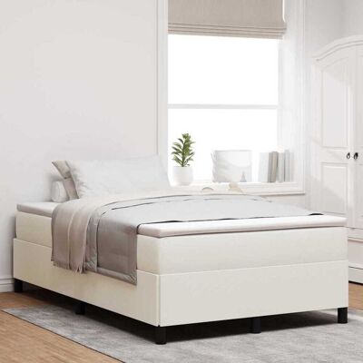 vidaXL Creme 120x190 cm Bettgestell - Bettart vidaXL Creme 120x190 cm Bettgestell - Bettart