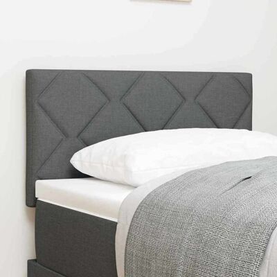 vidaXL Kopfteil Dunkelgrau 80 cm Stoff - Grau vidaXL Kopfteil Dunkelgrau 80 cm Stoff - Grau