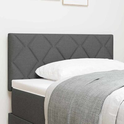 vidaXL Kopfteil Dunkelgrau 90 cm Stoff - Grau vidaXL Kopfteil Dunkelgrau 90 cm Stoff - Grau