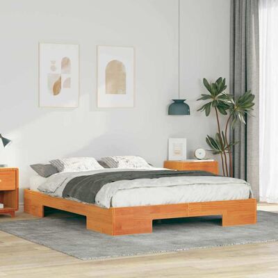vidaXL Bettgestell Braun 160 x 200 cm - Braun vidaXL Bettgestell Braun 160 x 200 cm - Braun