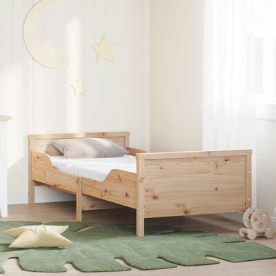 vidaXL Bettrahmen mit erweiterbarem Matratze Braun 80 x 200 cm - Braun vidaXL Bettrahmen mit erweiterbarem Matratze Braun 80 x 200 cm - Braun