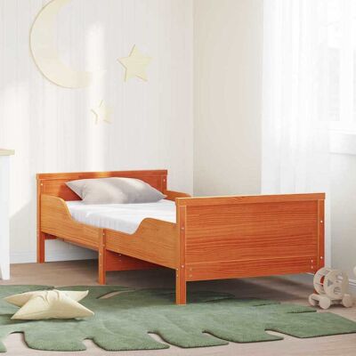 vidaXL Bettrahmen mit erweiterbarem Matratze Braun 80 x 200 cm - Braun vidaXL Bettrahmen mit erweiterbarem Matratze Braun 80 x 200 cm - Braun