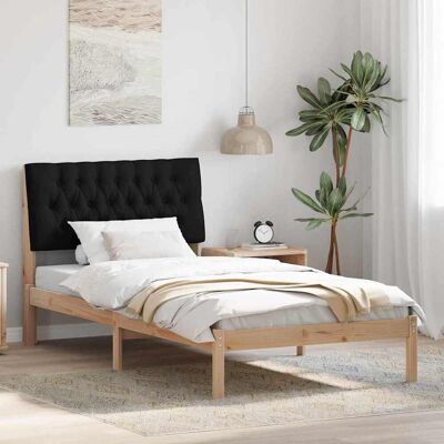 vidaXL Bettgestell mit gepolstertem Kopfteil Braun 100 x 200 cm - Braun vidaXL Bettgestell mit gepolstertem Kopfteil Braun 100 x 200 cm - Braun