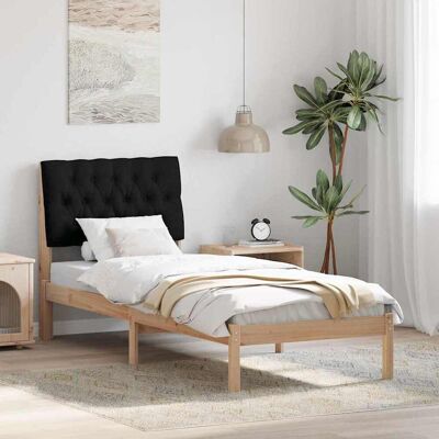 vidaXL Bettgestell mit gepolstertem Kopfteil Braun 75 x 190 cm - Braun vidaXL Bettgestell mit gepolstertem Kopfteil Braun 75 x 190 cm - Braun