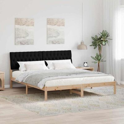 vidaXL Bettgestell mit gepolstertem Kopfteil Braun 180 x 200 cm - Braun vidaXL Bettgestell mit gepolstertem Kopfteil Braun 180 x 200 cm - Braun