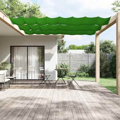 vidaXL Senkrechtmarkise Hellgrün 180x600 cm Oxford-Gewebe - Grün vidaXL Senkrechtmarkise Hellgrün 180x600 cm Oxford-Gewebe - Grün
