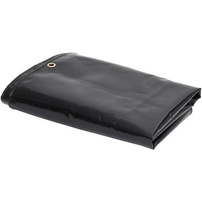 vidaXL Abdeckplane 650 g/m² 3x4 m Schwarz - Schwarz vidaXL Abdeckplane 650 g/m² 3x4 m Schwarz - Schwarz