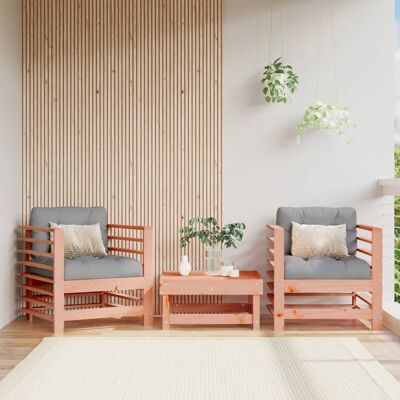 vidaXL Gartenstühle 2 Stk. Massivholz Douglasie - Braun vidaXL Gartenstühle 2 Stk. Massivholz Douglasie - Braun