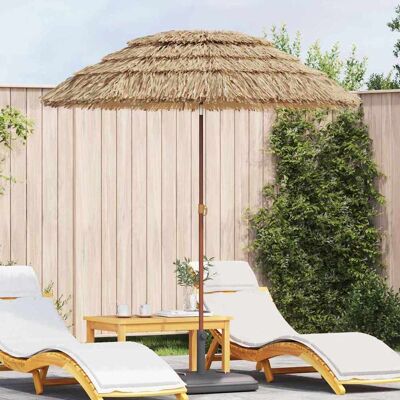 vidaXL Garten-Sonnenschirm Natur 160 x 160 x 196 cm - Braun vidaXL Garten-Sonnenschirm Natur 160 x 160 x 196 cm - Braun