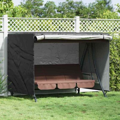 vidaXL Hollywoodschaukel-Abdeckung 220 x 125 x 170 cm - Schwarz vidaXL Hollywoodschaukel-Abdeckung 220 x 125 x 170 cm - Schwarz