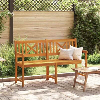 vidaXL Bank Outdoor Natur 150 x 56 x 90 cm Massivholz Akazie - Braun vidaXL Bank Outdoor Natur 150 x 56 x 90 cm Massivholz Akazie - Braun