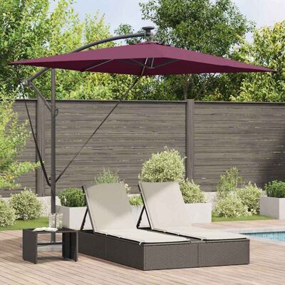 vidaXL Sonnenschirm Bordeauxrot 294 x 200 x 270 cm - Rot vidaXL Sonnenschirm Bordeauxrot 294 x 200 x 270 cm - Rot