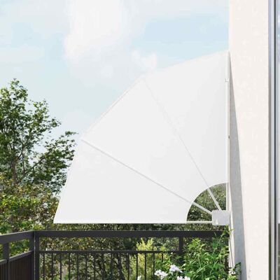 vidaXL Balkon Sichtschutz 115 x 115 cm Polyester Weiß - Weiß vidaXL Balkon Sichtschutz 115 x 115 cm Polyester Weiß - Weiß