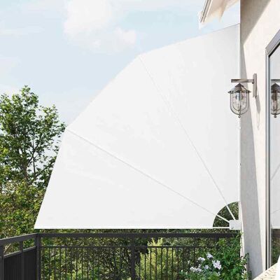 vidaXL Balkon Sichtschutz 210 x 210 cm Polyester Weiß - Weiß vidaXL Balkon Sichtschutz 210 x 210 cm Polyester Weiß - Weiß