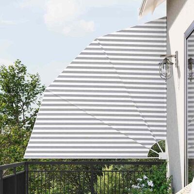 vidaXL Balkon Sichtschutz 210 x 210 cm Polyester Anthrazit und Weiß - Anthrazit vidaXL Balkon Sichtschutz 210 x 210 cm Polyester Anthrazit und Weiß - Anthrazit