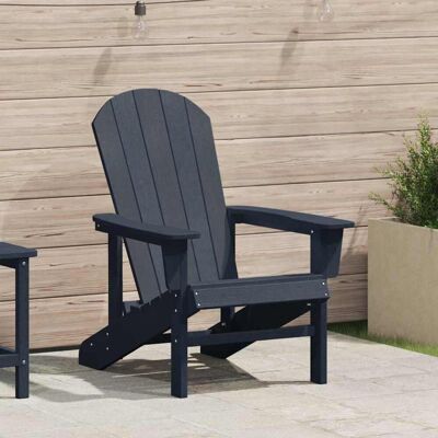vidaXL Adirondack-Stuhl Marineblau 82 x 74 x 92 cm HDPE - Marineblau vidaXL Adirondack-Stuhl Marineblau 82 x 74 x 92 cm HDPE - Marineblau