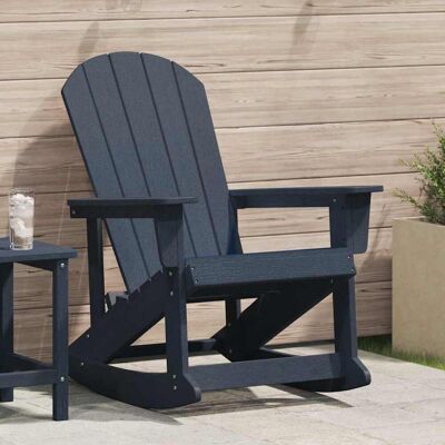 vidaXL Adirondack-Schaukelstuhl Marineblau 92 x 73,5 x 92 cm HDPE - Marineblau vidaXL Adirondack-Schaukelstuhl Marineblau 92 x 73,5 x 92 cm HDPE - Marineblau