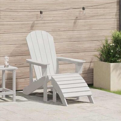 vidaXL Adirondack-Stuhl Weiß 82 x 74 x 92 cm HDPE - Weiß vidaXL Adirondack-Stuhl Weiß 82 x 74 x 92 cm HDPE - Weiß
