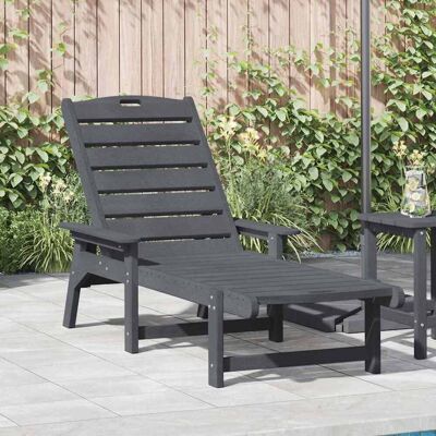 vidaXL Sonnenliege Hellgrau 195,5 x 53 x 98,5 cm HDPE - Hellgrau vidaXL Sonnenliege Hellgrau 195,5 x 53 x 98,5 cm HDPE - Hellgrau