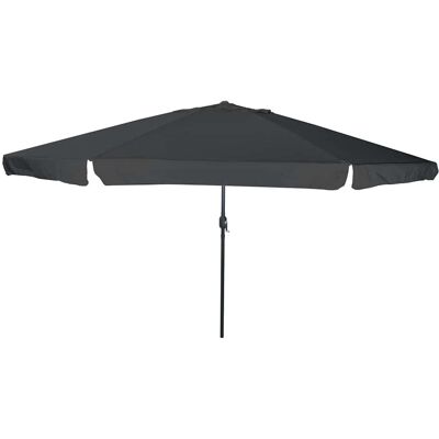 Vidaxl Gartenschirm - ø395x245cm - Anthrazit - UV-beständig Vidaxl Gartenschirm - ø395x245cm - Anthrazit - UV-beständig