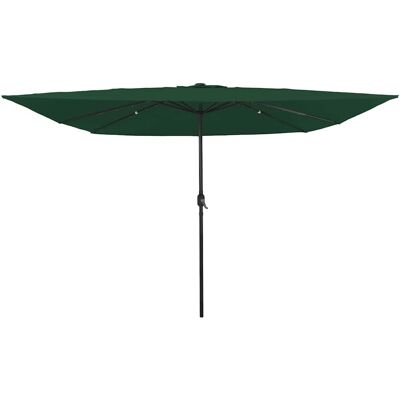 Vidaxl - Außenregenschirm Grün Polyester Aluminium Groß - Terrassenschirm Vidaxl - Außenregenschirm Grün Polyester Aluminium Groß - Terrassenschirm