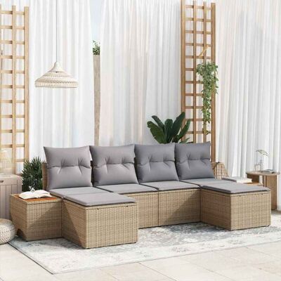 Haven Modulares Gartensofa-Set - 6 Sitze Outdoor Lounge Haven Modulares Gartensofa-Set - 6 Sitze Outdoor Lounge