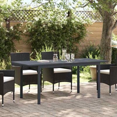 vidaXL Terrassentisch Anthrazit 180 x 80 x 74 cm - Anthrazit vidaXL Terrassentisch Anthrazit 180 x 80 x 74 cm - Anthrazit