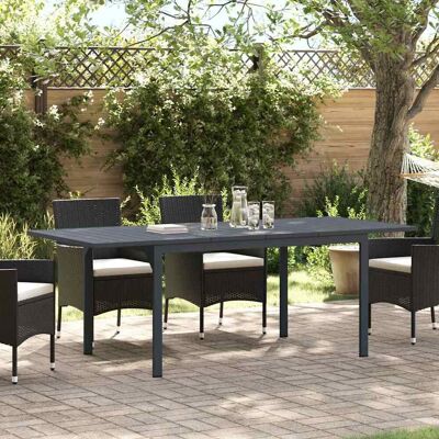vidaXL Esstisch für draußen Faltbar Anthrazit 210 x 90 x 73 cm Stahl - Anthrazit vidaXL Esstisch für draußen Faltbar Anthrazit 210 x 90 x 73 cm Stahl - Anthrazit