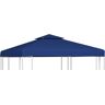 vidaXL Pavillon-Ersatzdach 310 g/m² Dunkelblau 3x3 m - Blau