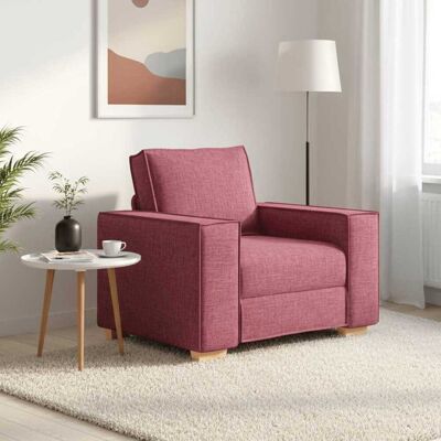 vidaXL Sofa Stuhl Weinrot 60 cm Stoff - Rot vidaXL Sofa Stuhl Weinrot 60 cm Stoff - Rot