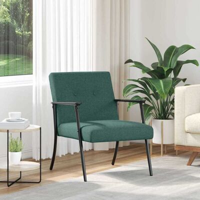 vidaXL Sessel Dunkelgrün Stoff - Grün vidaXL Sessel Dunkelgrün Stoff - Grün