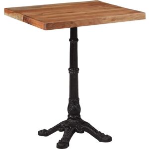 vidaXL Bistrotisch 60x60x76 cm Akazie Massivholz - Braun vidaXL Bistrotisch 60x60x76 cm Akazie Massivholz - Braun