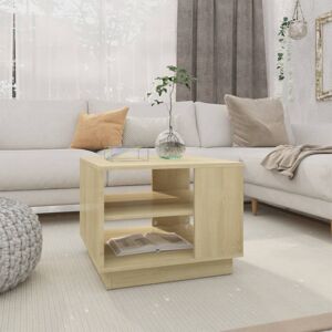 vidaXL Couchtisch Sonoma-Eiche 55x55x43 cm Holzwerkstoff - Braun vidaXL Couchtisch Sonoma-Eiche 55x55x43 cm Holzwerkstoff - Braun