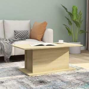 vidaXL Couchtisch Sonoma-Eiche 102x55,5x40 cm Holzwerkstoff - Beige vidaXL Couchtisch Sonoma-Eiche 102x55,5x40 cm Holzwerkstoff - Beige