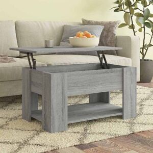 vidaXL Couchtisch Grau Sonoma 79x49x41 cm Holzwerkstoff - Grau vidaXL Couchtisch Grau Sonoma 79x49x41 cm Holzwerkstoff - Grau