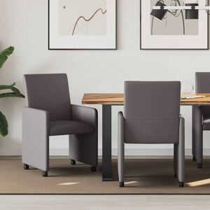 vidaXL Esszimmerstühle mit Rollen 2 pcs Grau 57 x 66 x 94 cm - Grau vidaXL Esszimmerstühle mit Rollen 2 pcs Grau 57 x 66 x 94 cm - Grau