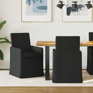 vidaXL Esszimmerstühle 2 pcs Schwarz 57 x 67 x 95 cm Stoff - Grün vidaXL Esszimmerstühle 2 pcs Schwarz 57 x 67 x 95 cm Stoff - Grün