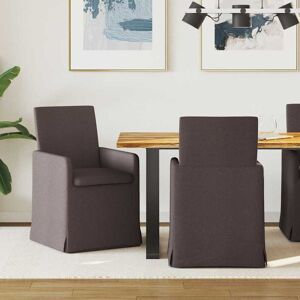 vidaXL Esszimmerstühle 2 pcs Dunkelbraun 57 x 67 x 95 cm Stoff - Grün vidaXL Esszimmerstühle 2 pcs Dunkelbraun 57 x 67 x 95 cm Stoff - Grün