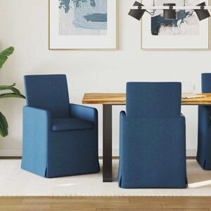 vidaXL Esszimmerstühle 2 pcs Blau 57 x 67 x 95 cm Stoff - Grün vidaXL Esszimmerstühle 2 pcs Blau 57 x 67 x 95 cm Stoff - Grün