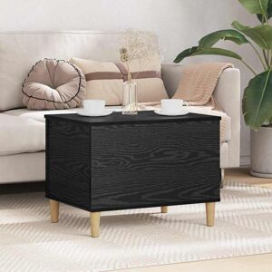 vidaXL Nachttisch Schwarz Eichen-Optik 60 x 44,5 x 45 cm Holzwerkstoff - Schwarz vidaXL Nachttisch Schwarz Eichen-Optik 60 x 44,5 x 45 cm Holzwerkstoff - Schwarz