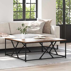 vidaXL Couchtisch Altholz 100 x 100 x 40 cm Holzwerkstoff - Braun vidaXL Couchtisch Altholz 100 x 100 x 40 cm Holzwerkstoff - Braun
