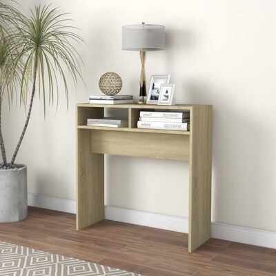 vidaXL Konsolentisch Sonoma-Eiche 78x30x80 cm Holzwerkstoff - Braun vidaXL Konsolentisch Sonoma-Eiche 78x30x80 cm Holzwerkstoff - Braun