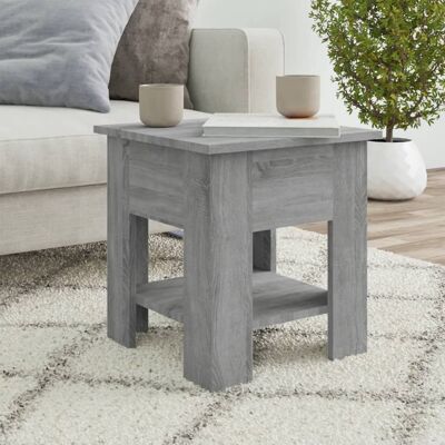 vidaXL Couchtisch Grau Sonoma 40x40x42 cm Holzwerkstoff - Grau vidaXL Couchtisch Grau Sonoma 40x40x42 cm Holzwerkstoff - Grau