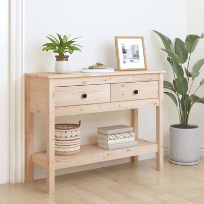 vidaXL Konsolentisch 100x35x75 cm Massivholz Kiefer - Braun vidaXL Konsolentisch 100x35x75 cm Massivholz Kiefer - Braun